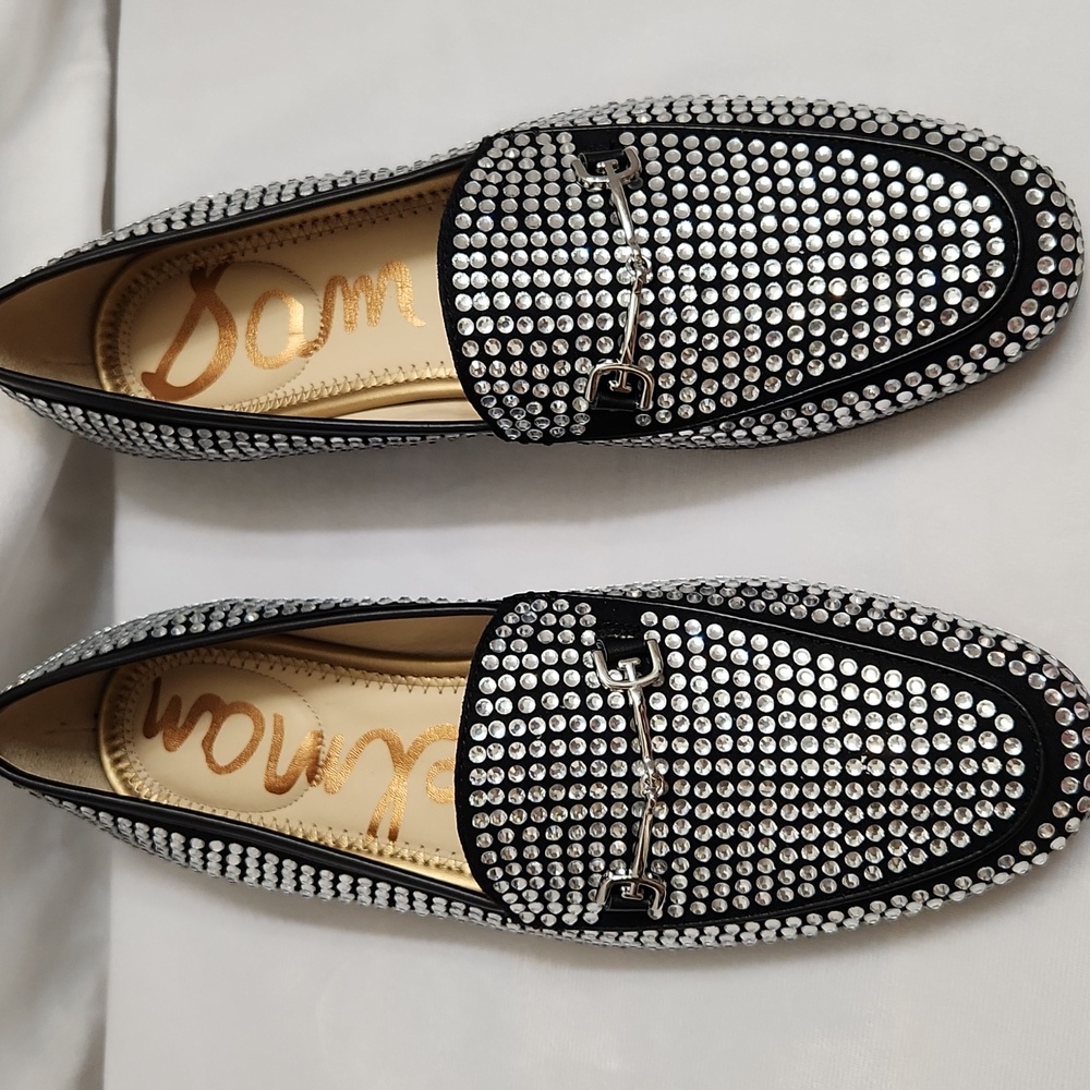 Sam Edelman Loraine Glitz Loafers (W Size 7.5) - Picture 6 of 15
